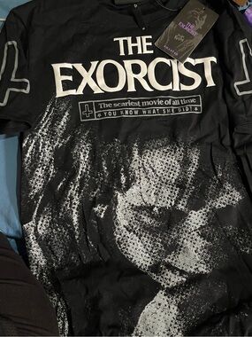 Killstar Black The Exorcist Graphic Tee with White Print